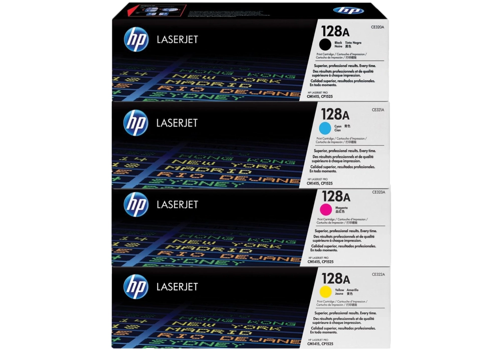 HP Toner Cartridge - 128A - Rainbow kit