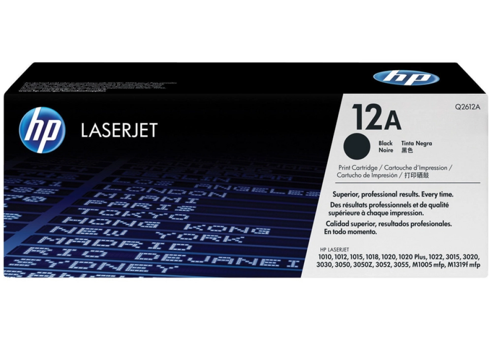 HP Toner Cartridge - 12A - Black