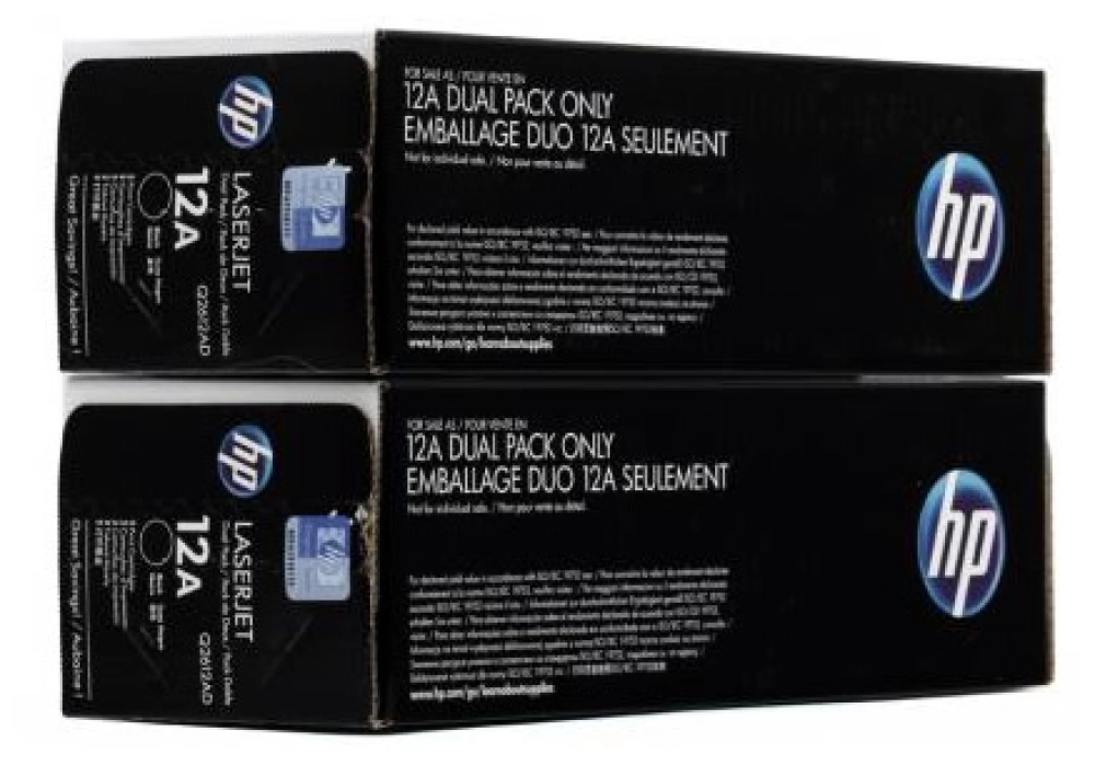 HP Toner Cartridge - 12A Dual Pack - Black