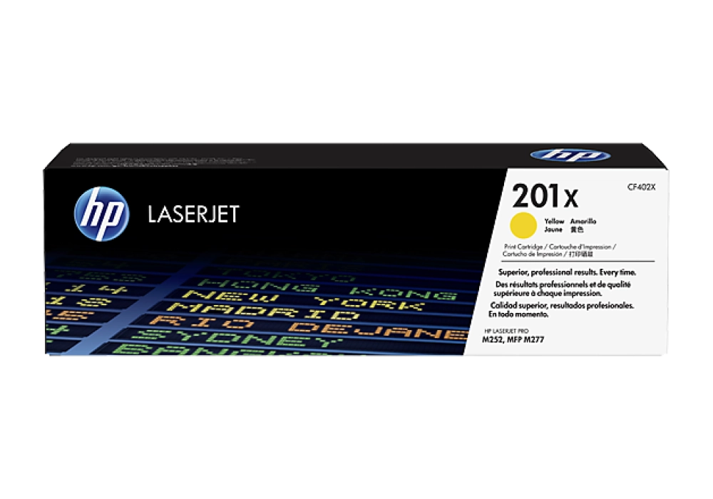 HP Toner Cartridge - 201X - Yellow