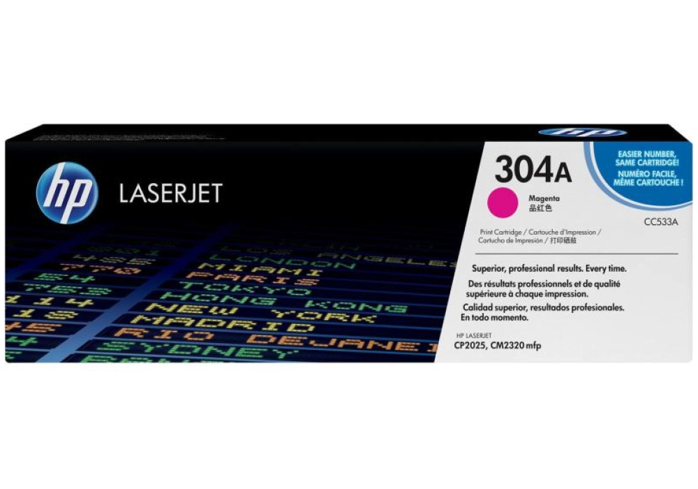 HP Toner Cartridge - 304A - Magenta