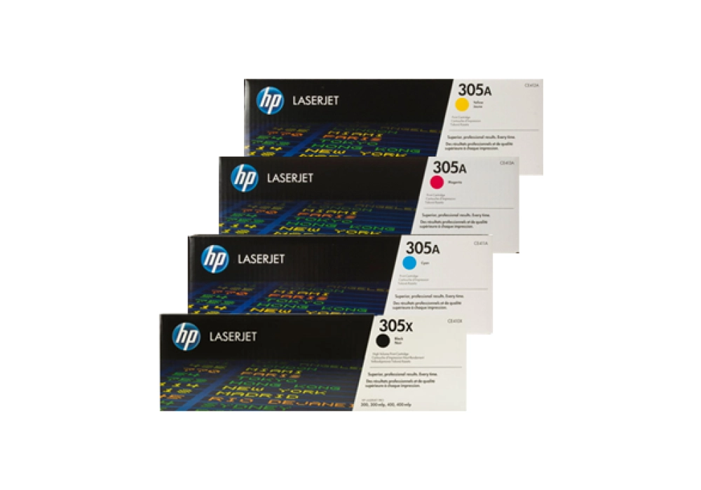 HP Toner Cartridge - 305A - Rainbow kit