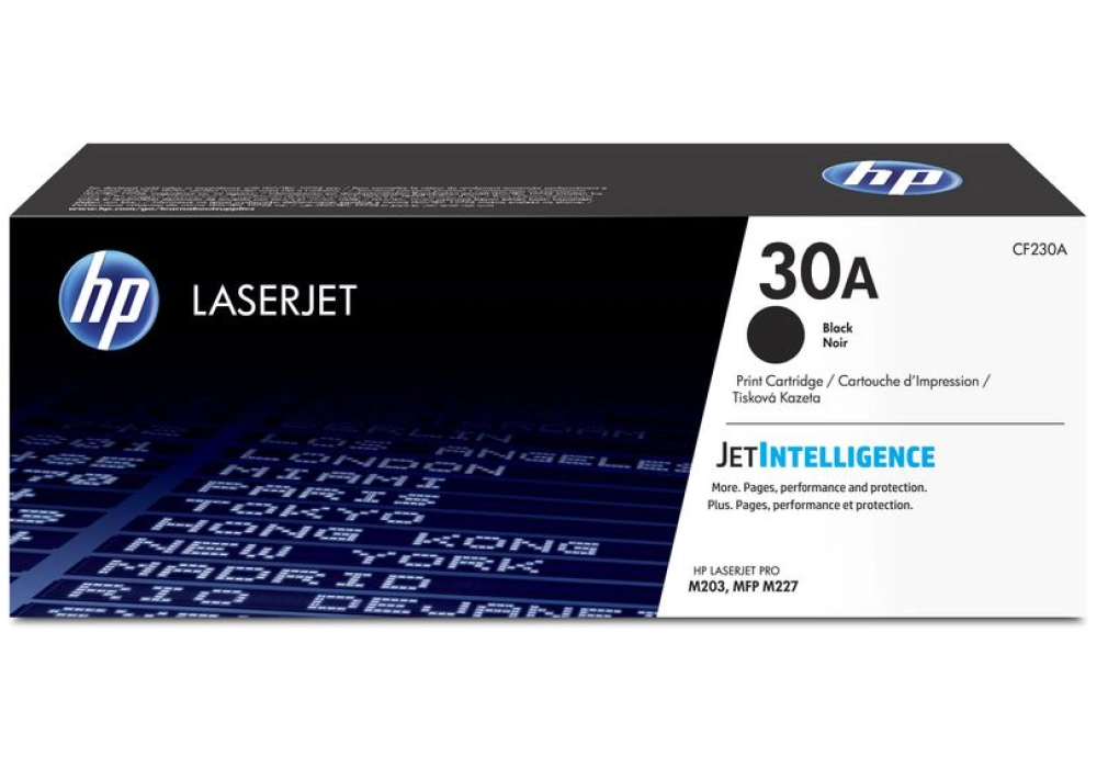 HP Toner Cartridge - 30A - Black