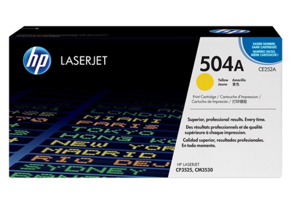 HP Toner Cartridge - 504A - Yellow