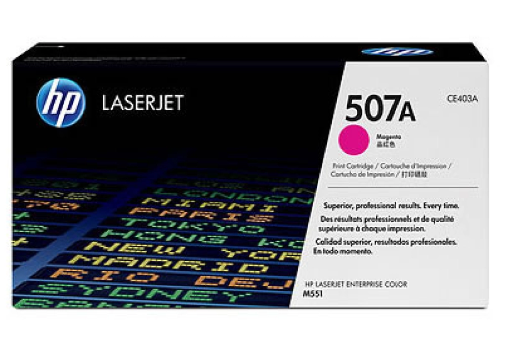 HP Toner Cartridge - 507A - Magenta