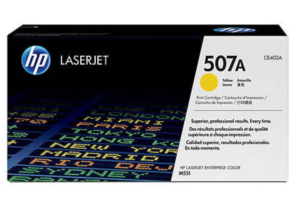 HP Toner Cartridge - 507A - Yellow