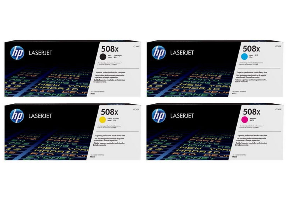 HP Toner Cartridge - 508X - Rainbow kit