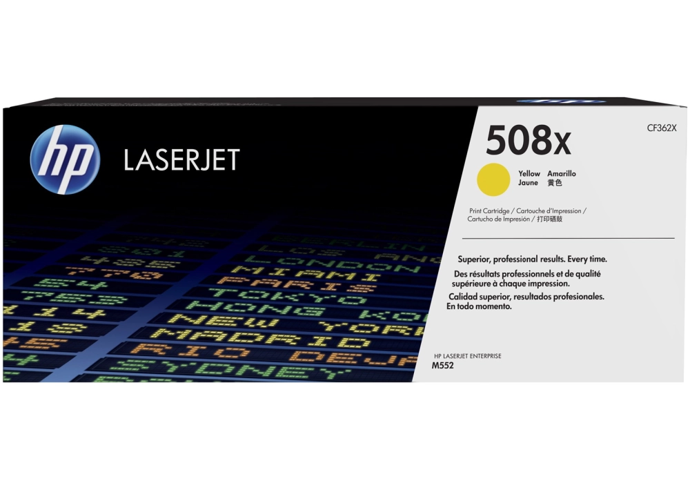 HP Toner Cartridge - 508X - Yellow