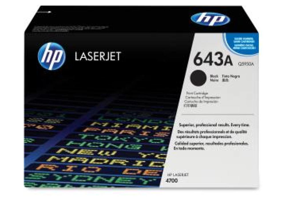 HP Toner Cartridge - 643A - Black