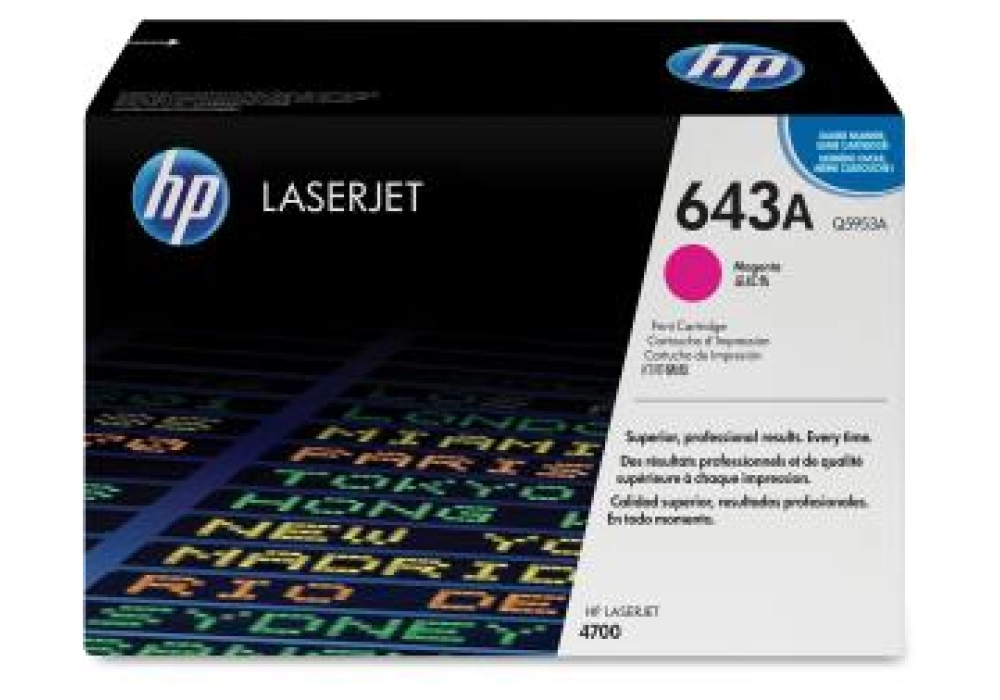 HP Toner Cartridge - 643A - Magenta