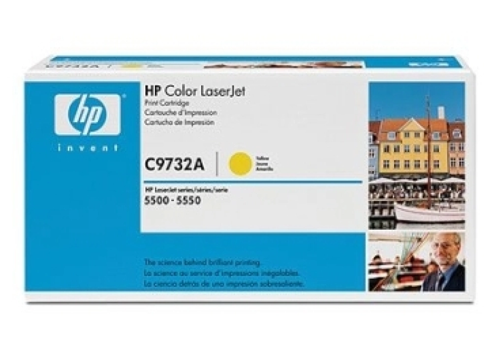 HP Toner Cartridge - 645A - Yellow