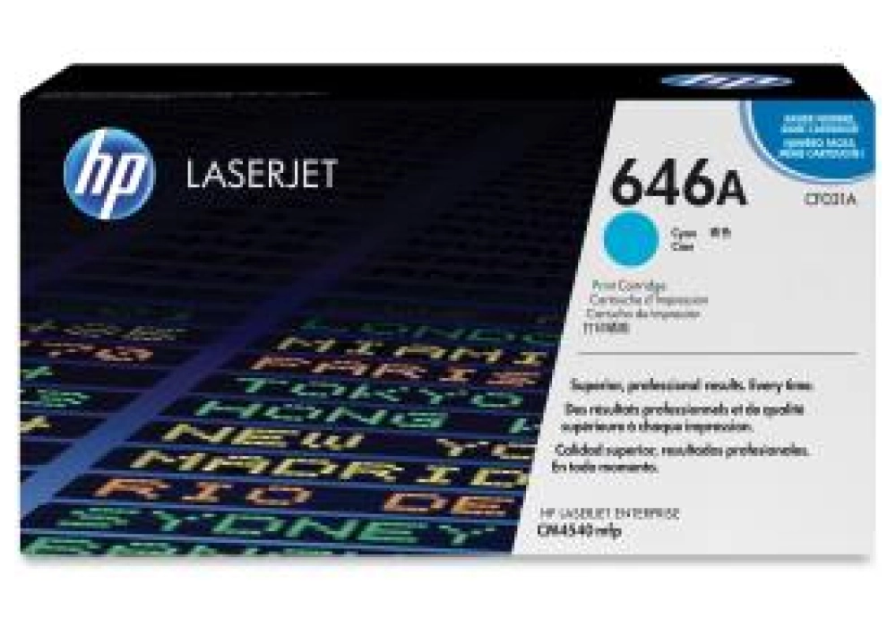 HP Toner Cartridge - 646A - Cyan