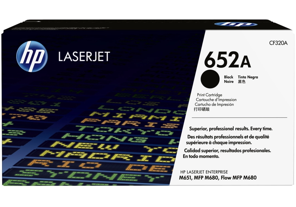 HP Toner Cartridge - 652A - Black