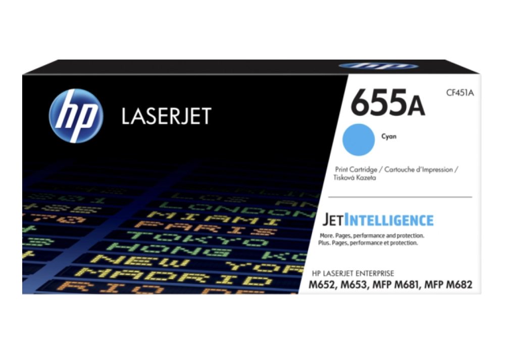 HP Toner Cartridge - 655A - Cyan