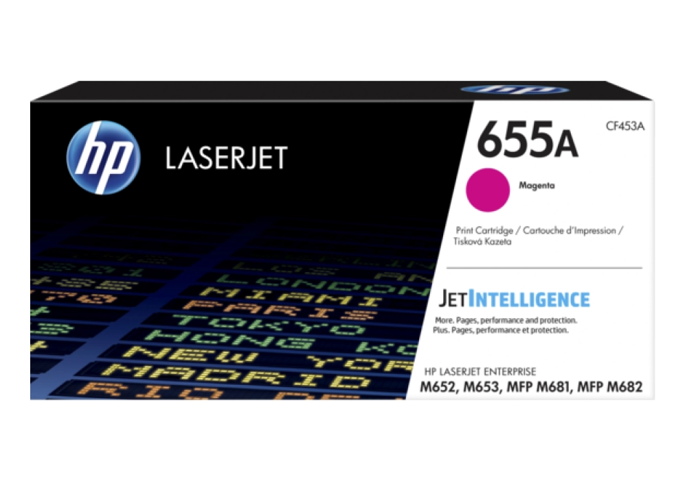 HP Toner Cartridge - 655A - Magenta