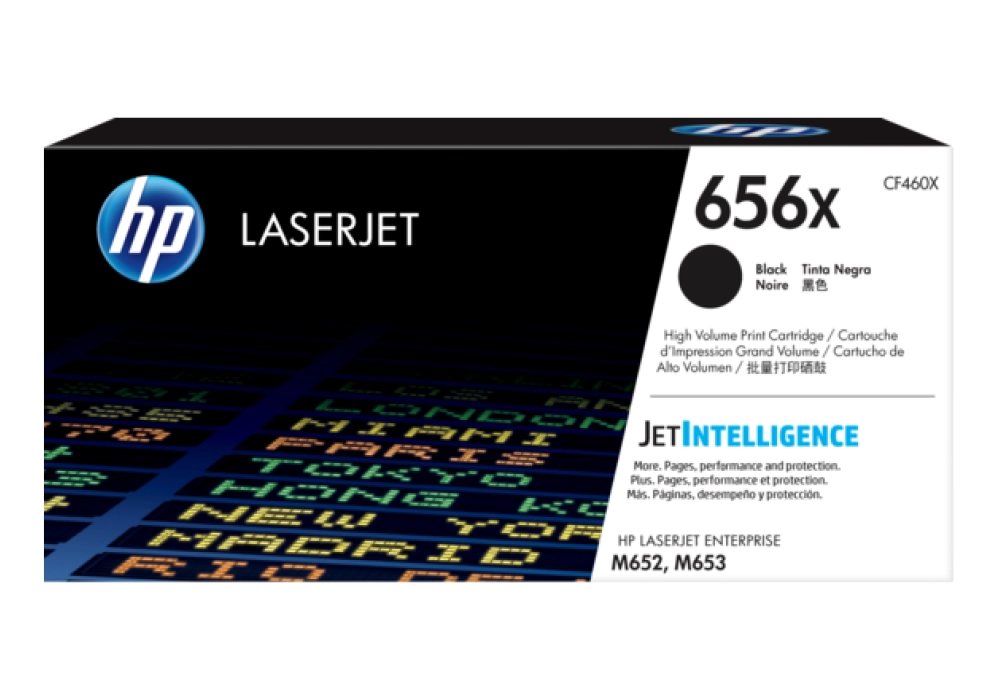 HP Toner Cartridge - 656X - Black