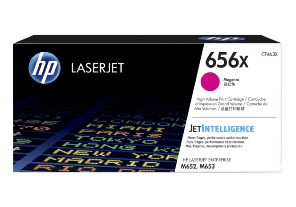 HP Toner Cartridge - 656X - Magenta