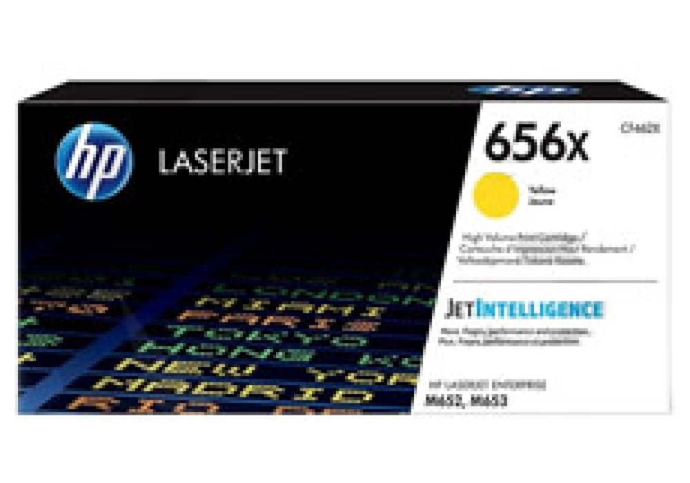 HP Toner Cartridge - 656X - Yellow