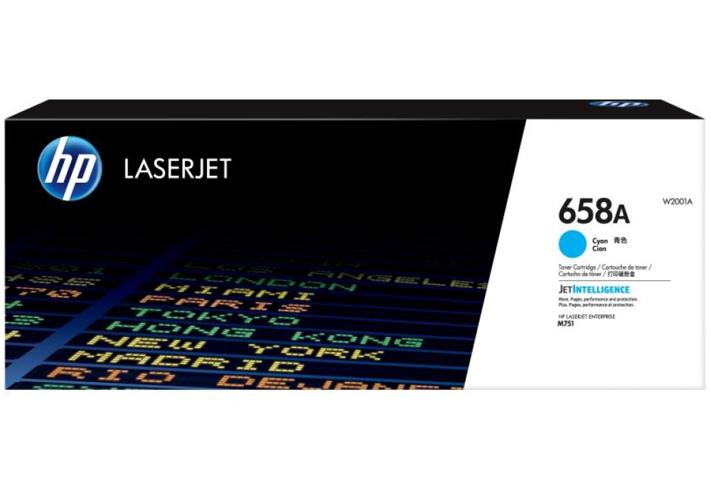 HP Toner Cartridge - 658A - Cyan (W2001A)