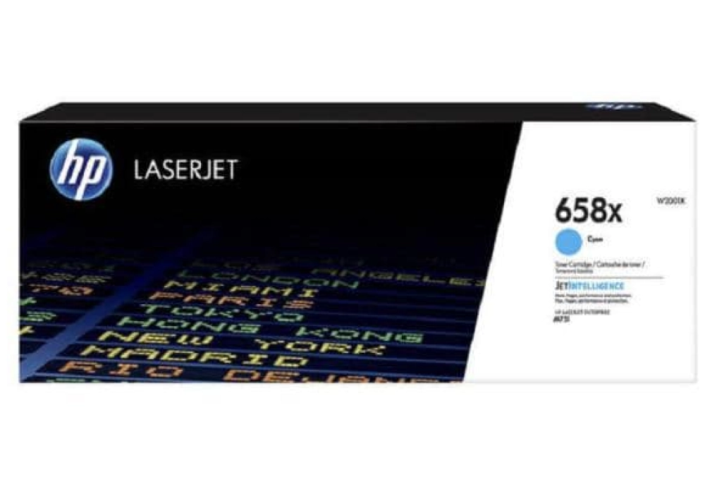 HP Toner Cartridge - 658X - Cyan (W2001X)