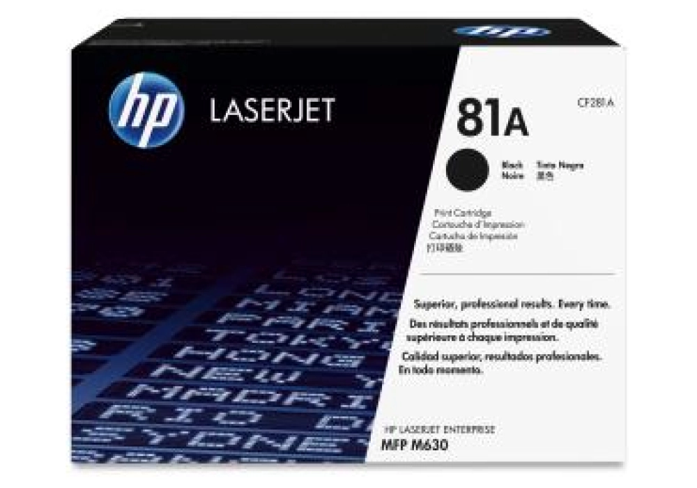 HP Toner Cartridge - 81A - Black