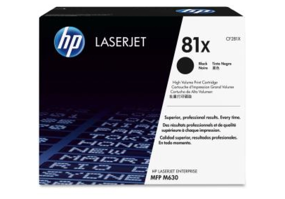 HP Toner Cartridge - 81X - Black