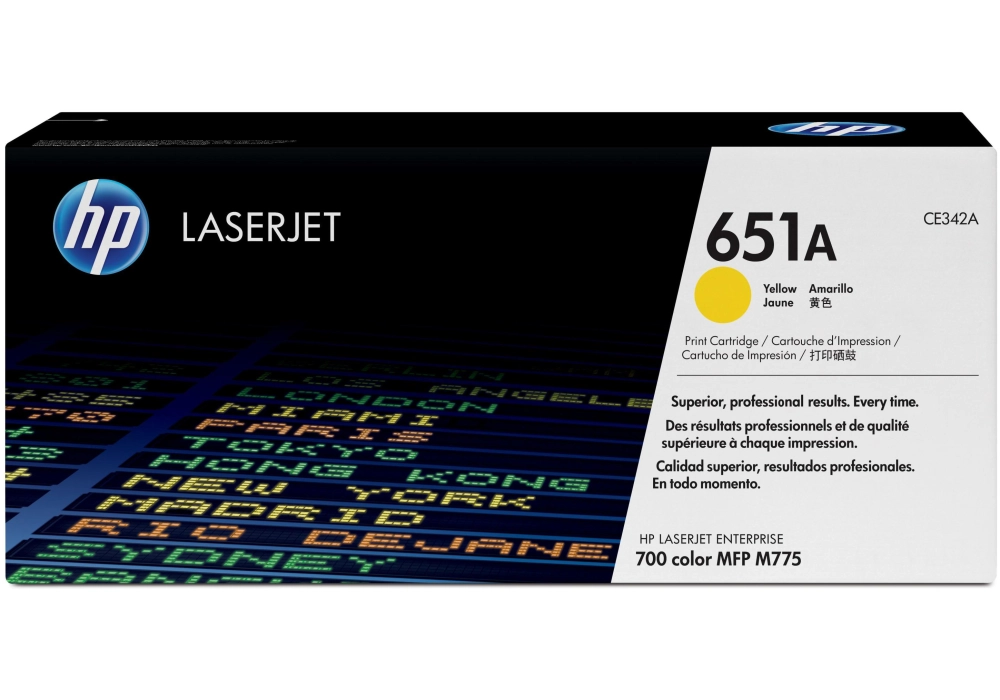 HP Toner Nr. 651A (CE342A) Yellow 