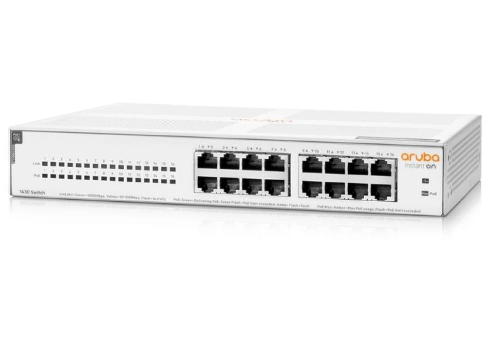 HPE Aruba Instant On 1430-16G-PoE 124W