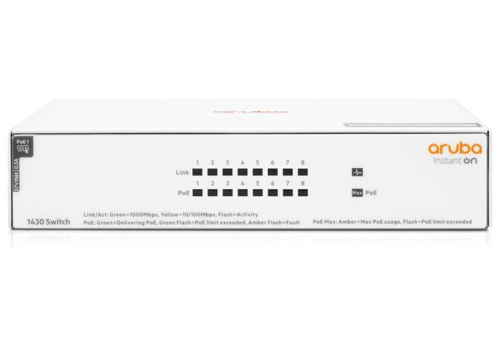 HPE Aruba Instant On 1430-8G-PoE+ 64W