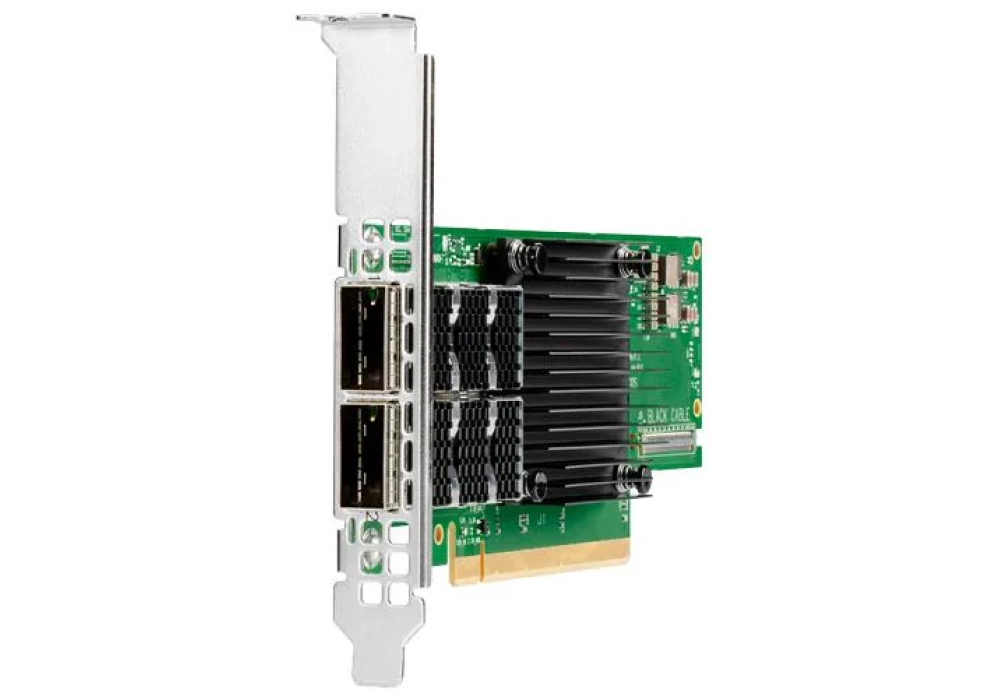 HPE Carte réseau QSFP56 P23666-B21 100Gbps PCI-Express x16