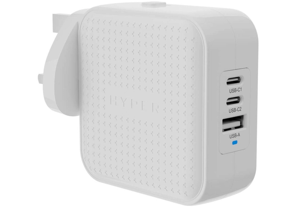 HYPER Chargeur mural USB HyperJuice USB-C GaN 70 W Blanc