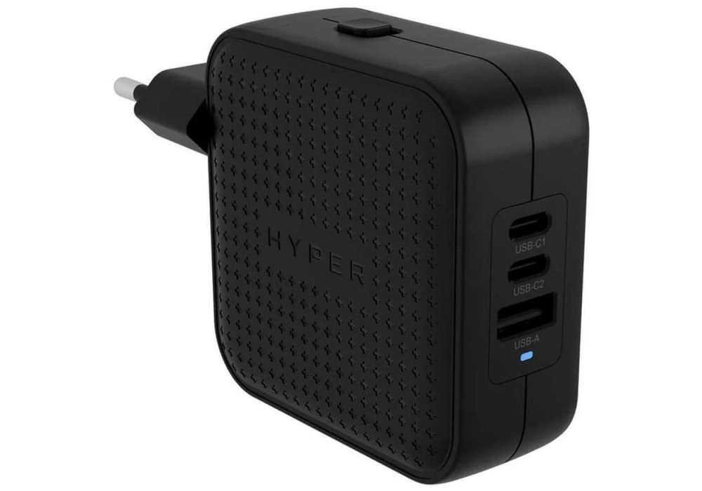 HYPER Chargeur mural USB HyperJuice USB-C GaN 70 W Noir