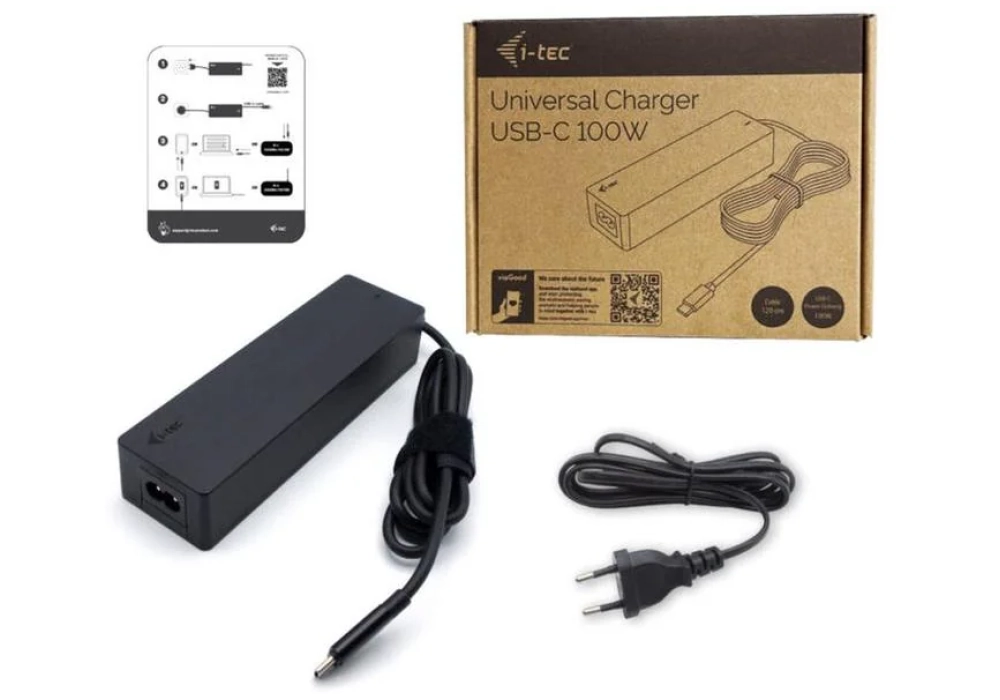 i-tec Bloc d’alimentation Universal USB-C PD 3.0 100 W