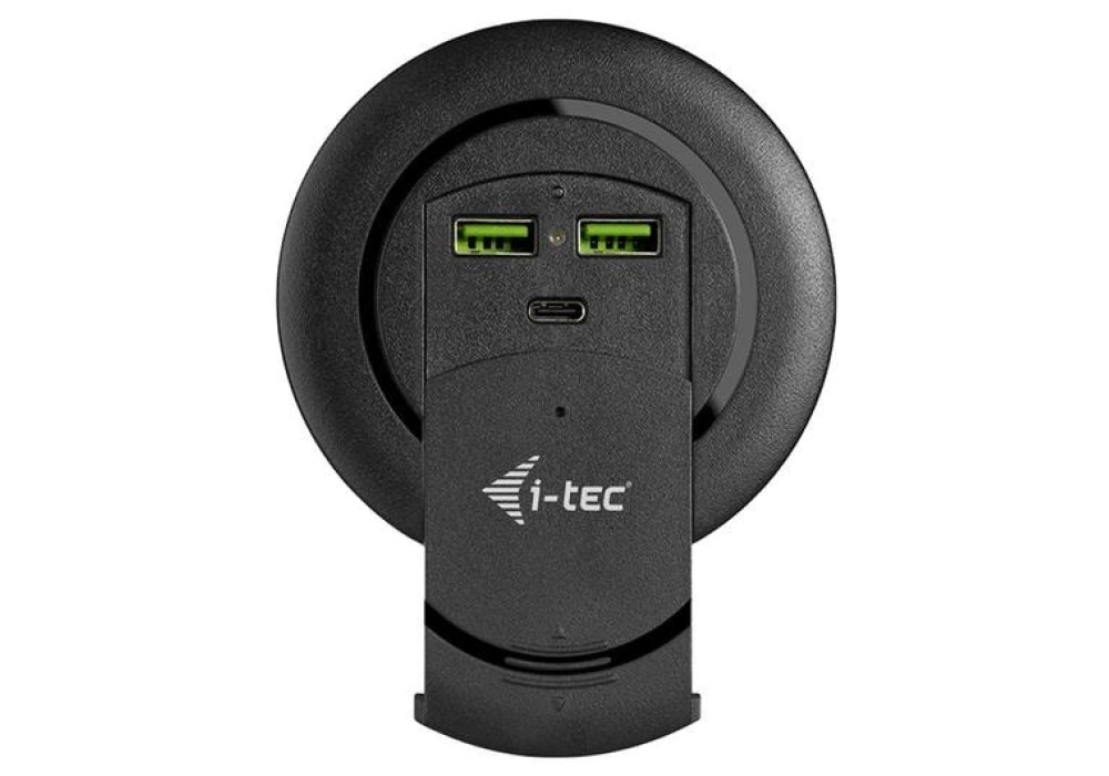 i-tec Built-in Desktop Fast Charger USB-C PD + 3x USB-A QC 3.0