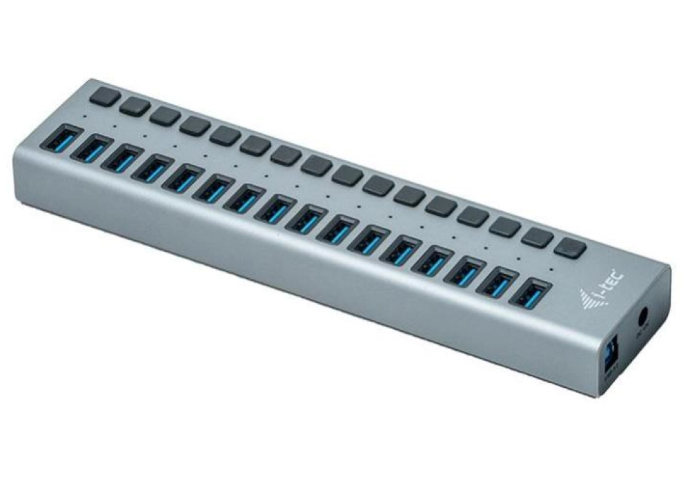 i-tec USB Charging Hub + Switch - 16 ports