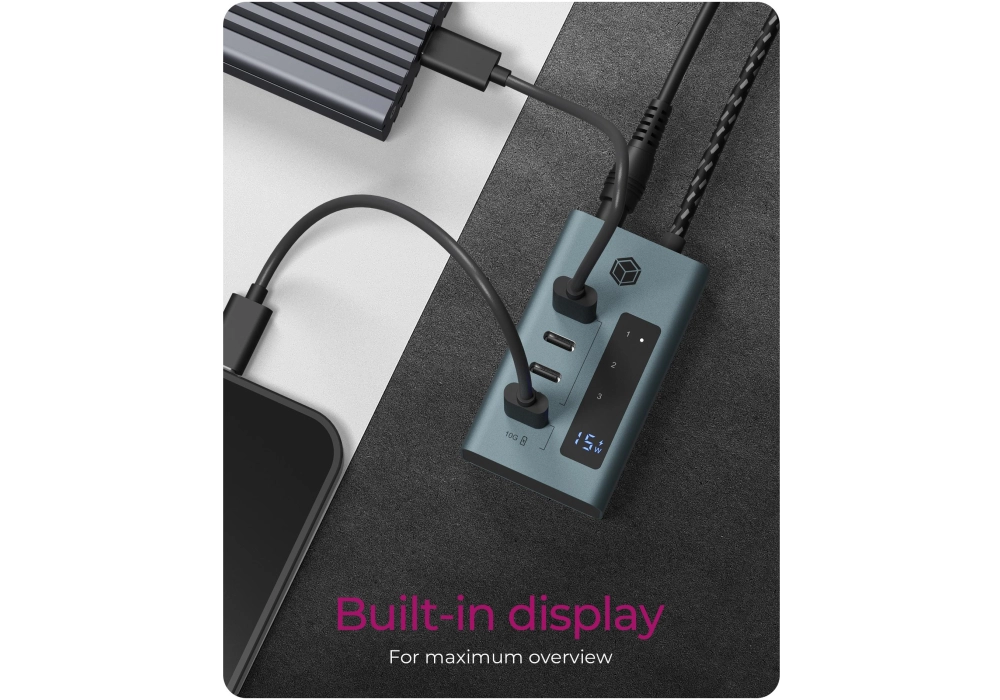 ICY BOX Hub USB-C 4-Ports IB-HUB1454-C31