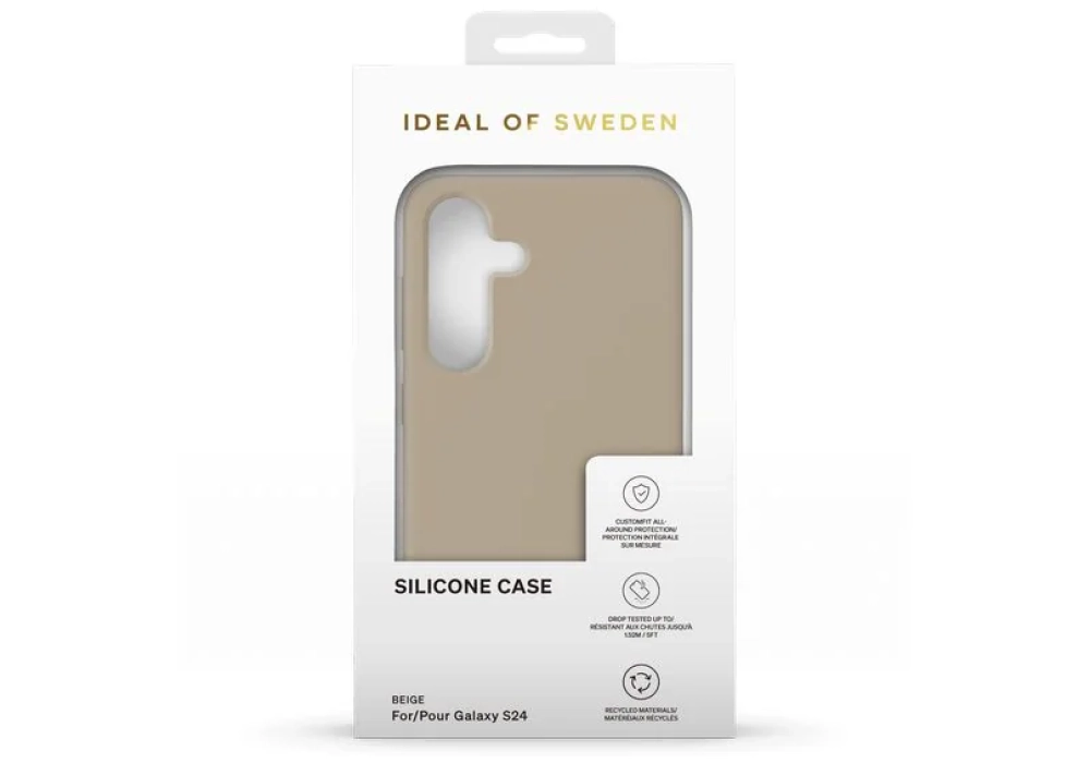 Ideal of Sweden Coque arrière Silicone Galaxy S24 Beige