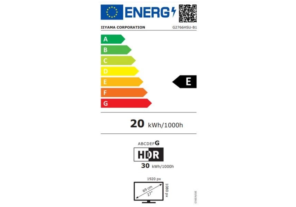 iiyama G-Master Red Eagle G2766HSU-B1 