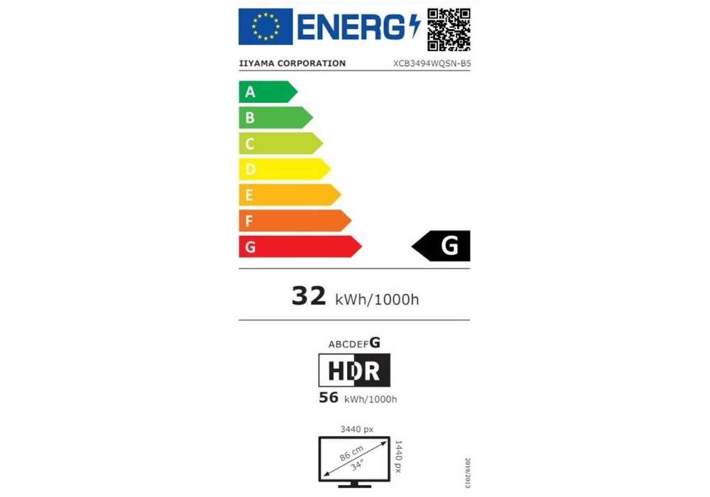 iiyama ProLite XCB3494WQSN-B5