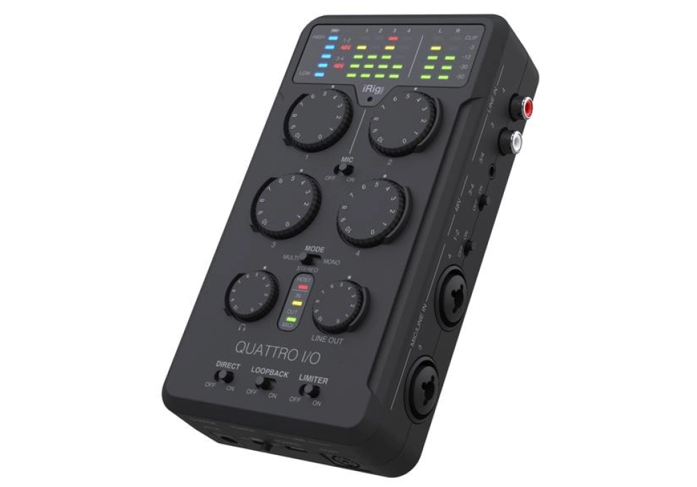 IK Multimedia IRig Pro Quattro I/O Deluxe