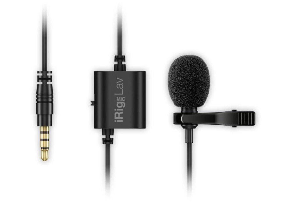 IK Multimedia Microphone iRig Mic Lav Ensemble de 2