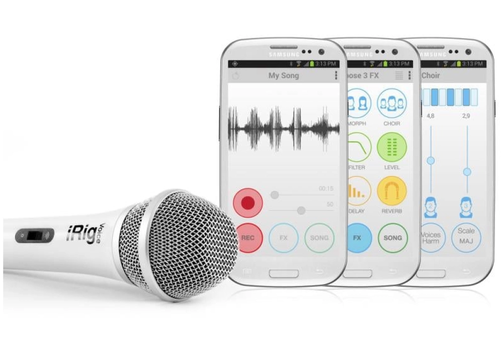 IK Multimedia Microphone iRig Voice Blanc