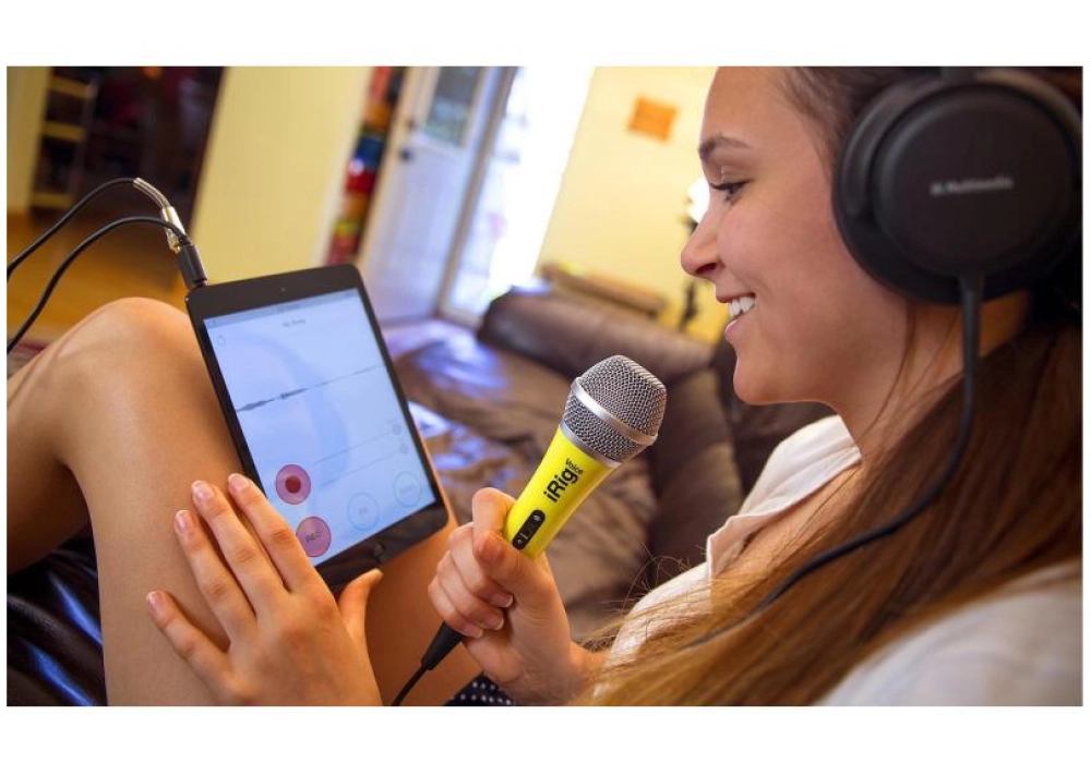 IK Multimedia Microphone iRig Voice Jaune