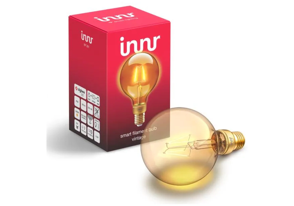 innr Ampoule RF 261-2 E27, 2 pièces.