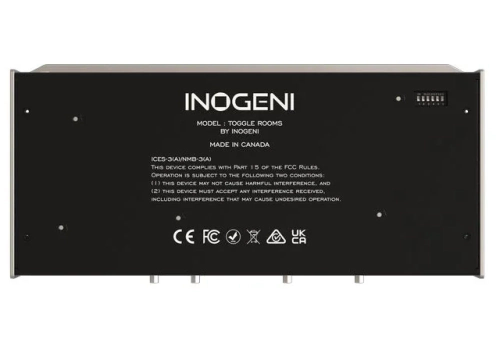 Inogeni TOGGLE ROOMS Commutateur USB 3.0/HDMI - 2 PC