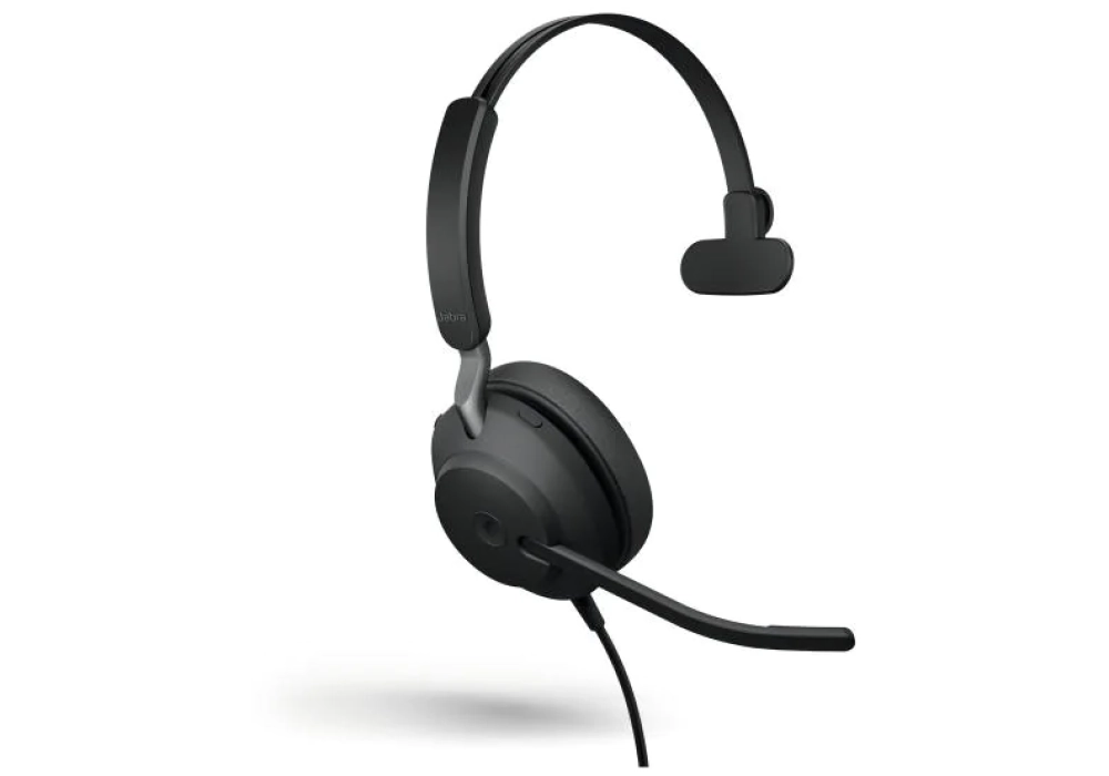 Jabra Casque Evolve2 40 SE Mono MS Noir, USB-A