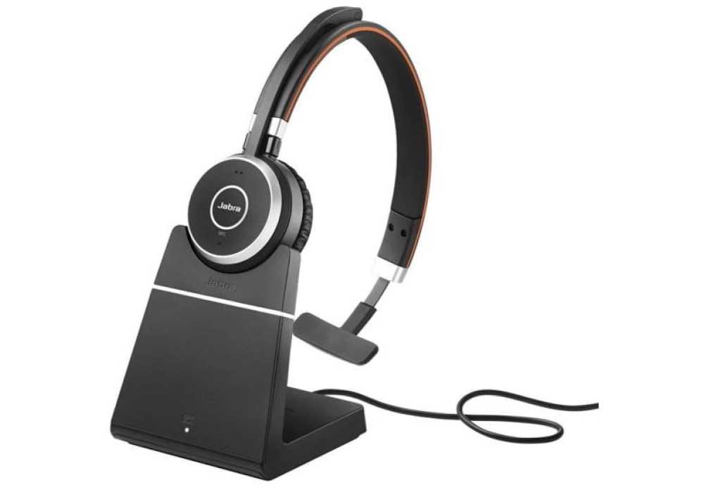 Jabra Evolve 65 SE MS Mono NC (Bluetooth, USB-A) incl. Chargeur