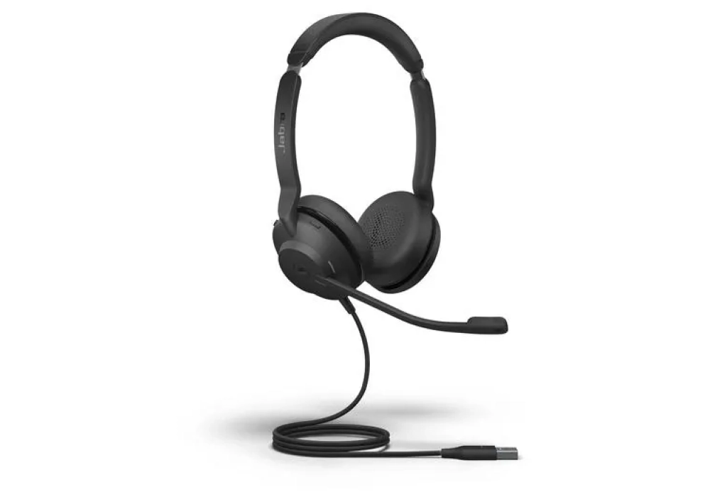 Jabra Evolve2 30 SE Duo MS Noir, USB-A