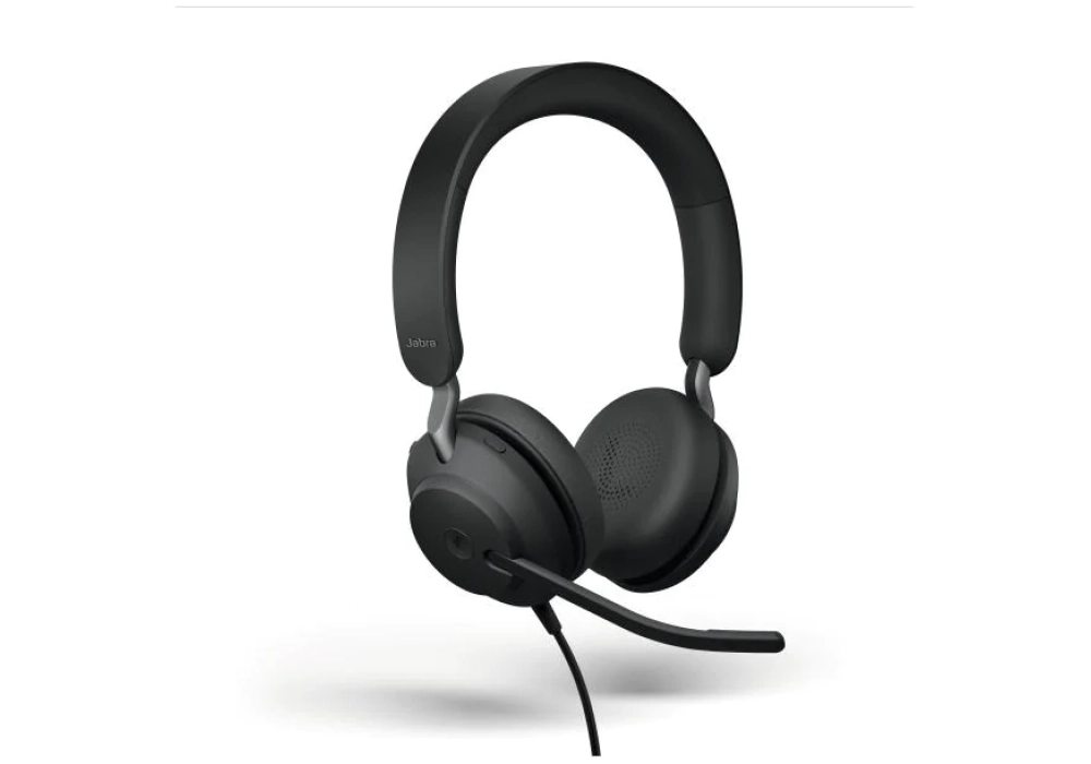 Jabra Evolve2 40 SE Duo MS Noir, USB-A