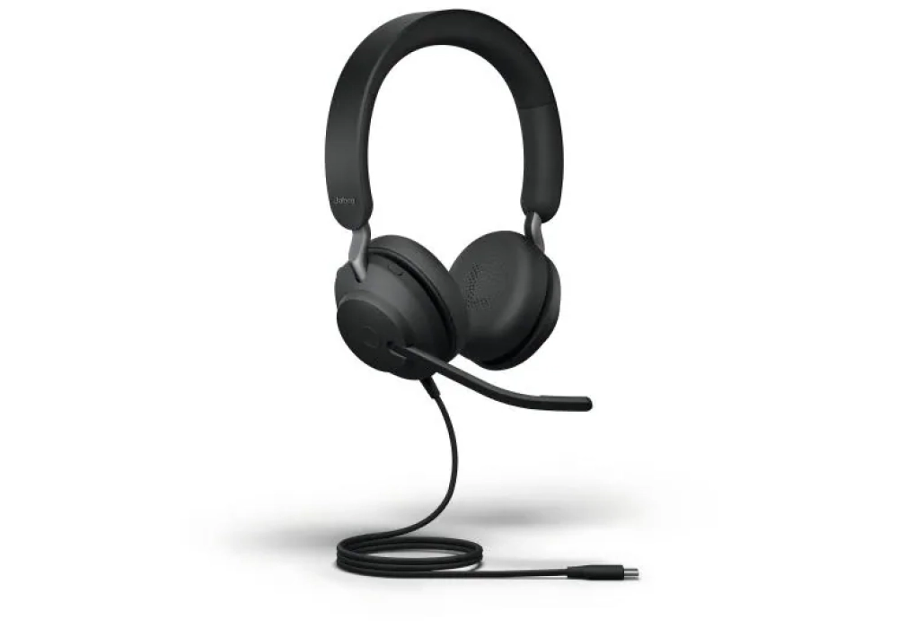 Jabra Evolve2 40 SE Duo MS Noir, USB-C